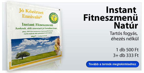 Jó Közérzet Vitamin® Instant Fitneszmenü natúr iz